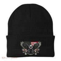 Bald Eagle Patriotic American Eagle Gift Beanie thumb 0