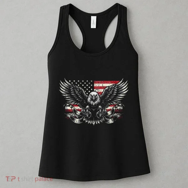 Bald Eagle Patriotic American Eagle Gift Women's Tank Top