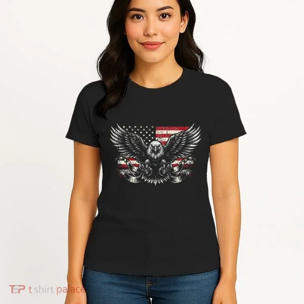 Bald Eagle Patriotic American Eagle Gift Women's T-Shirt
