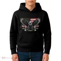 Bald Eagle Patriotic American Eagle Gift Kids Hoodie thumb 4