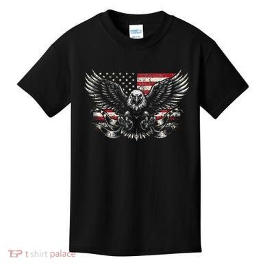 Bald Eagle Patriotic American Eagle Gift Kids T-Shirt