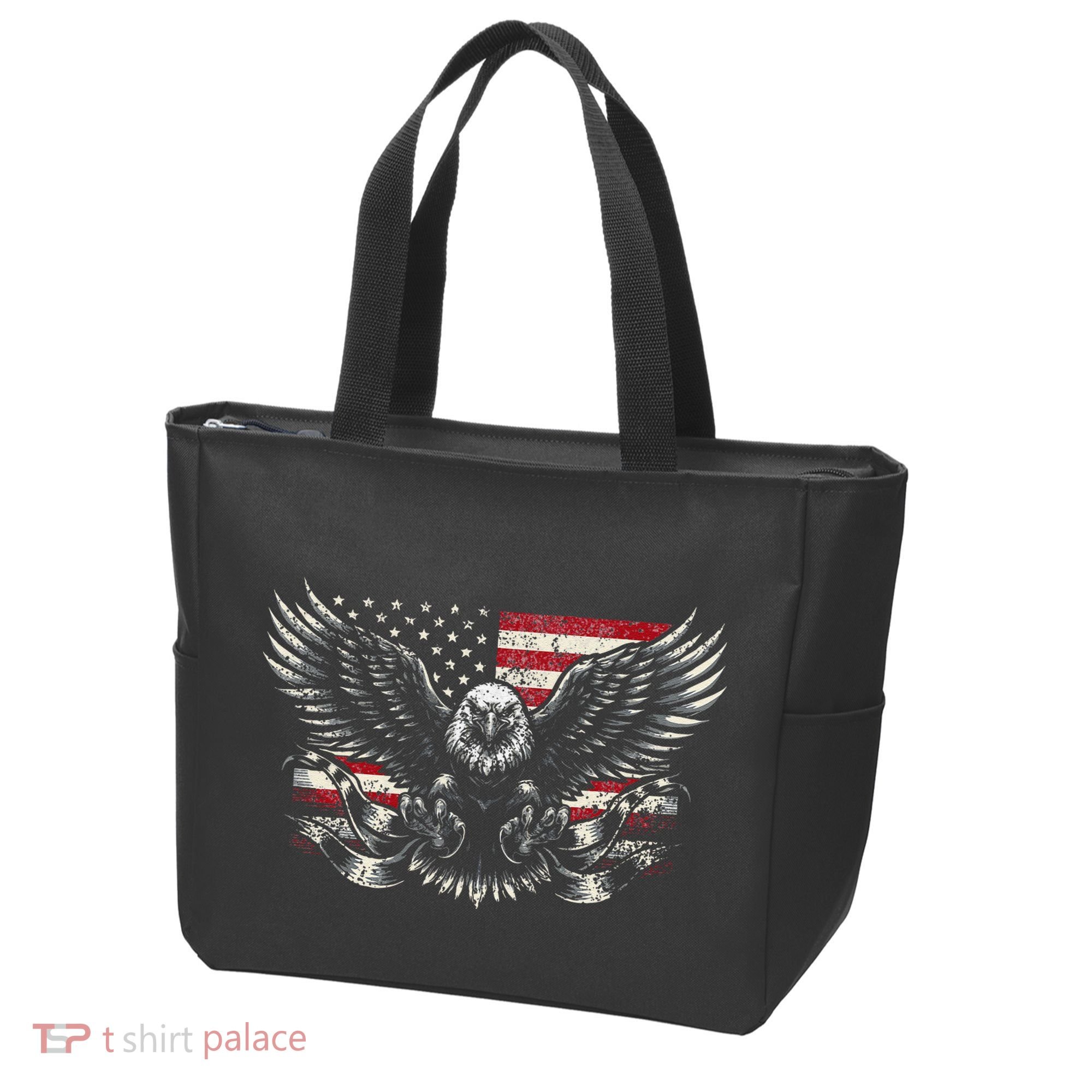 Bald Eagle Patriotic American Eagle Gift Tote Bag