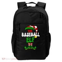 Baseball Elf Pajama Matching Group Christmas Holiday Backpack thumb 0