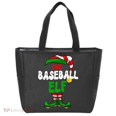 Baseball Elf Pajama Matching Group Christmas Holiday Tote Bag