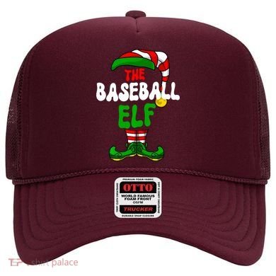 Baseball Elf Pajama Matching Group Christmas Holiday Hat