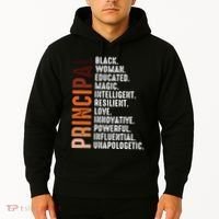 Black Educated Principal History Month Melanin Proud African Hoodie thumb 2