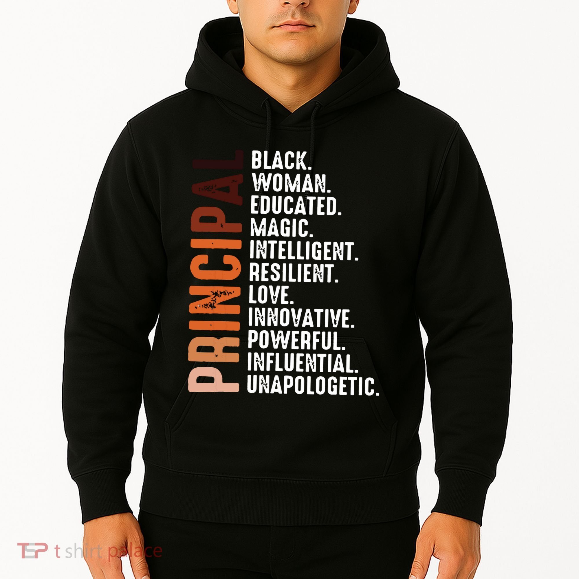 Black Educated Principal History Month Melanin Proud African Hoodie