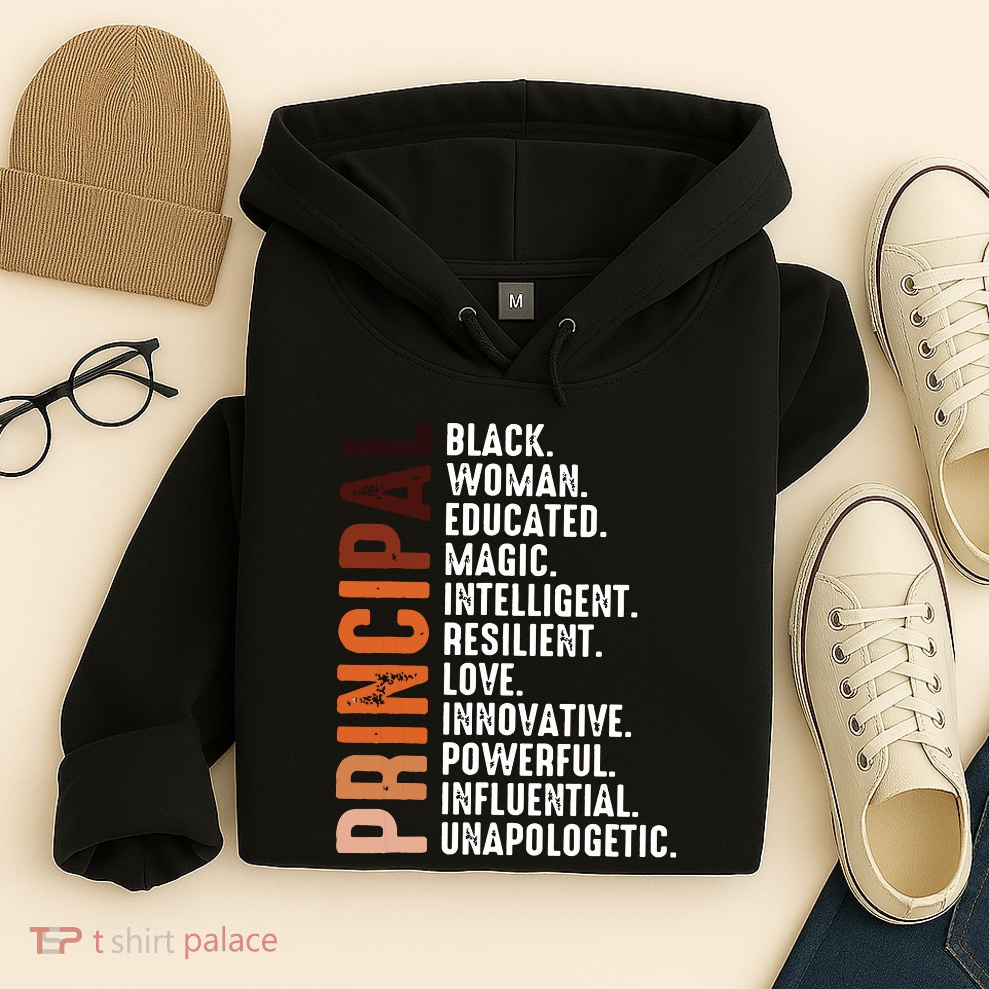 Black Educated Principal History Month Melanin Proud African Hoodie