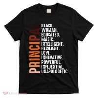 Black Educated Principal History Month Melanin Proud African T-Shirt thumb 0