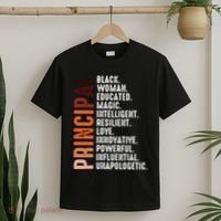 Black Educated Principal History Month Melanin Proud African T-Shirt thumb 2