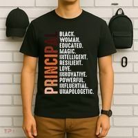 Black Educated Principal History Month Melanin Proud African T-Shirt thumb 6