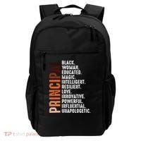 Black Educated Principal History Month Melanin Proud African Backpack thumb 0