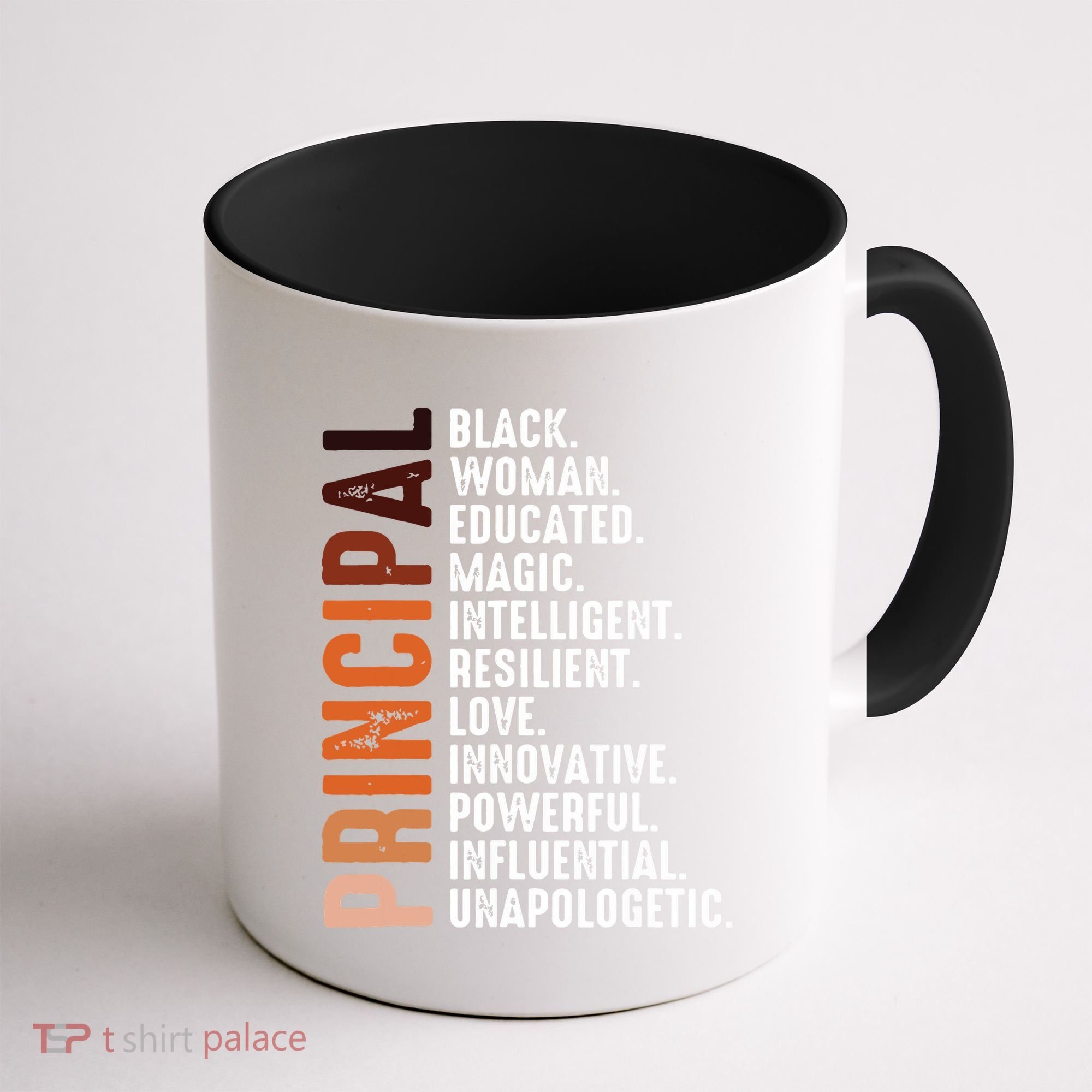 Black Educated Principal History Month Melanin Proud African Coffee Mug