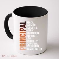 Black Educated Principal History Month Melanin Proud African Coffee Mug thumb 0