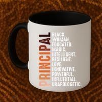 Black Educated Principal History Month Melanin Proud African Coffee Mug thumb 2