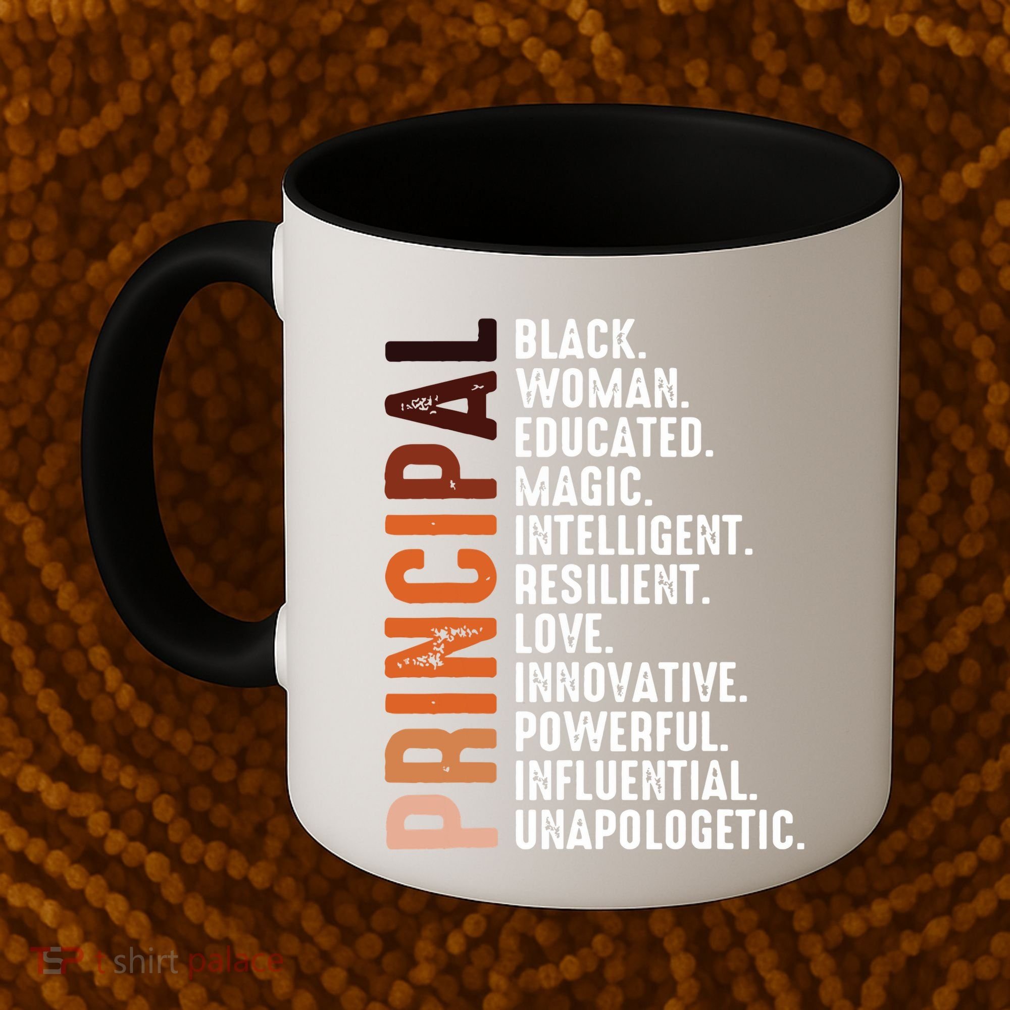 Black Educated Principal History Month Melanin Proud African Coffee Mug