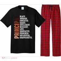 Black Educated Principal History Month Melanin Proud African Pajama Set thumb 0