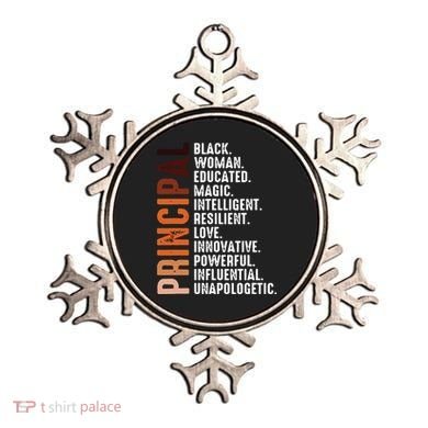 Black Educated Principal History Month Melanin Proud African Ornament