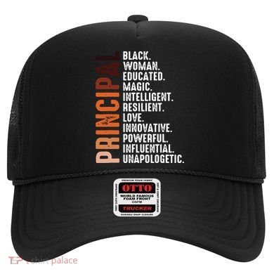 Black Educated Principal History Month Melanin Proud African Hat