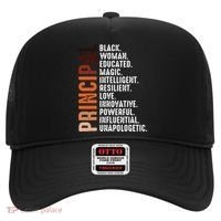 Black Educated Principal History Month Melanin Proud African Hat thumb 0