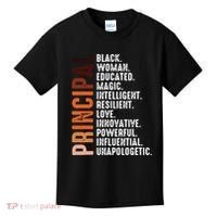 Black Educated Principal History Month Melanin Proud African Kids T-Shirt thumb 0