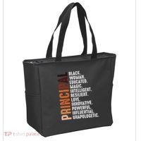 Black Educated Principal History Month Melanin Proud African Tote Bag thumb 2