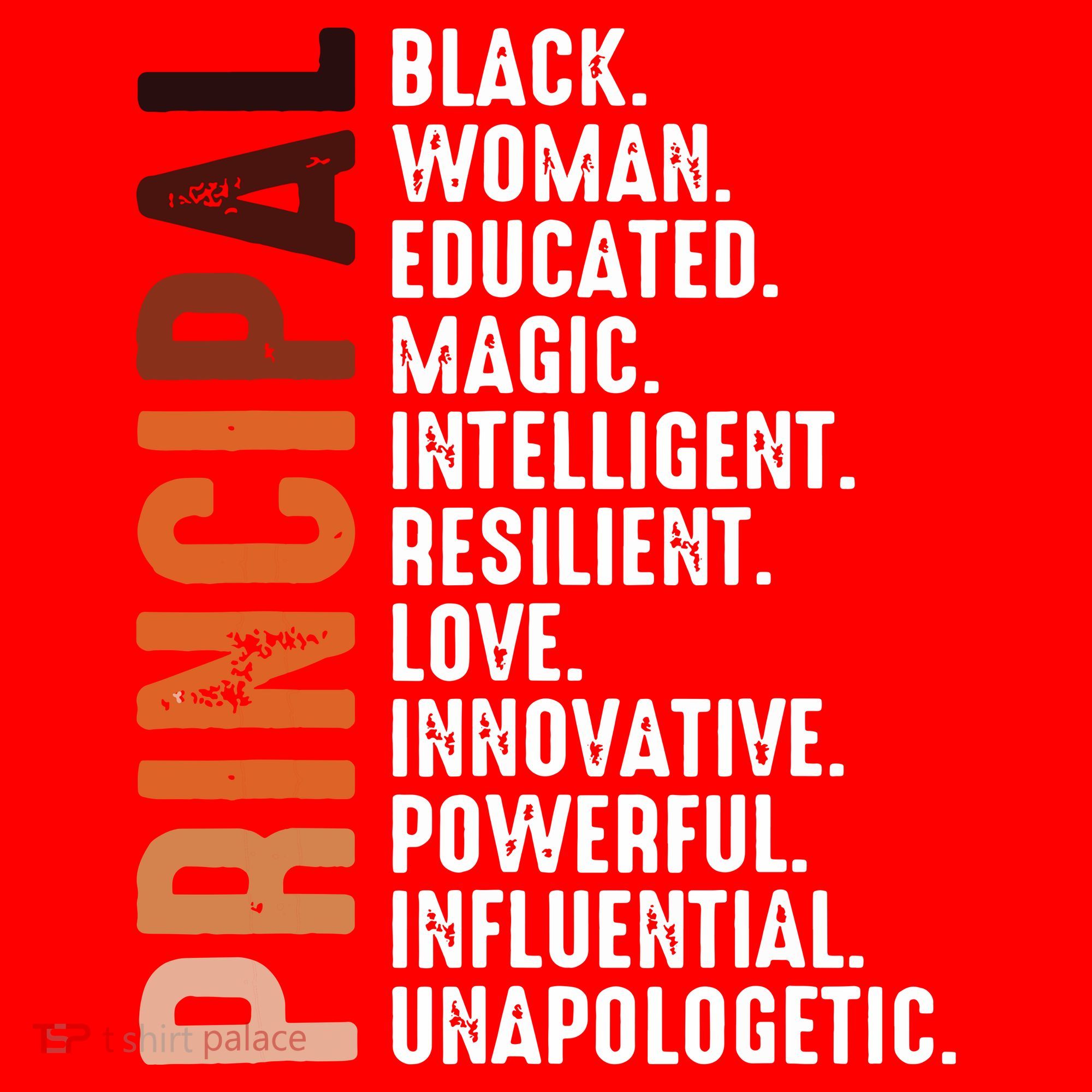 Black Educated Principal History Month Melanin Proud African Santa Hat