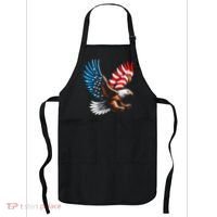 Bald Eagle & Patriotic American Flag 4th Of July Apron thumb 0