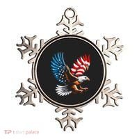 Bald Eagle & Patriotic American Flag 4th Of July Ornament thumb 0
