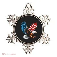 Bald Eagle & Patriotic American Flag 4th Of July Ornament thumb 0
