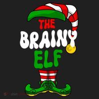 Brainy Elf Pajama Matching Group Christmas Holiday Women's Sweatshirt thumb 2