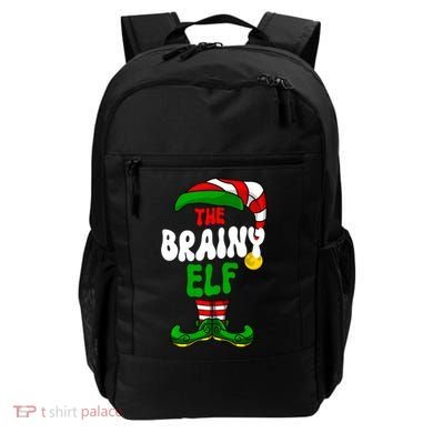 Brainy Elf Pajama Matching Group Christmas Holiday Backpack