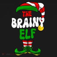 Brainy Elf Pajama Matching Group Christmas Holiday Women's Hoodie thumb 2