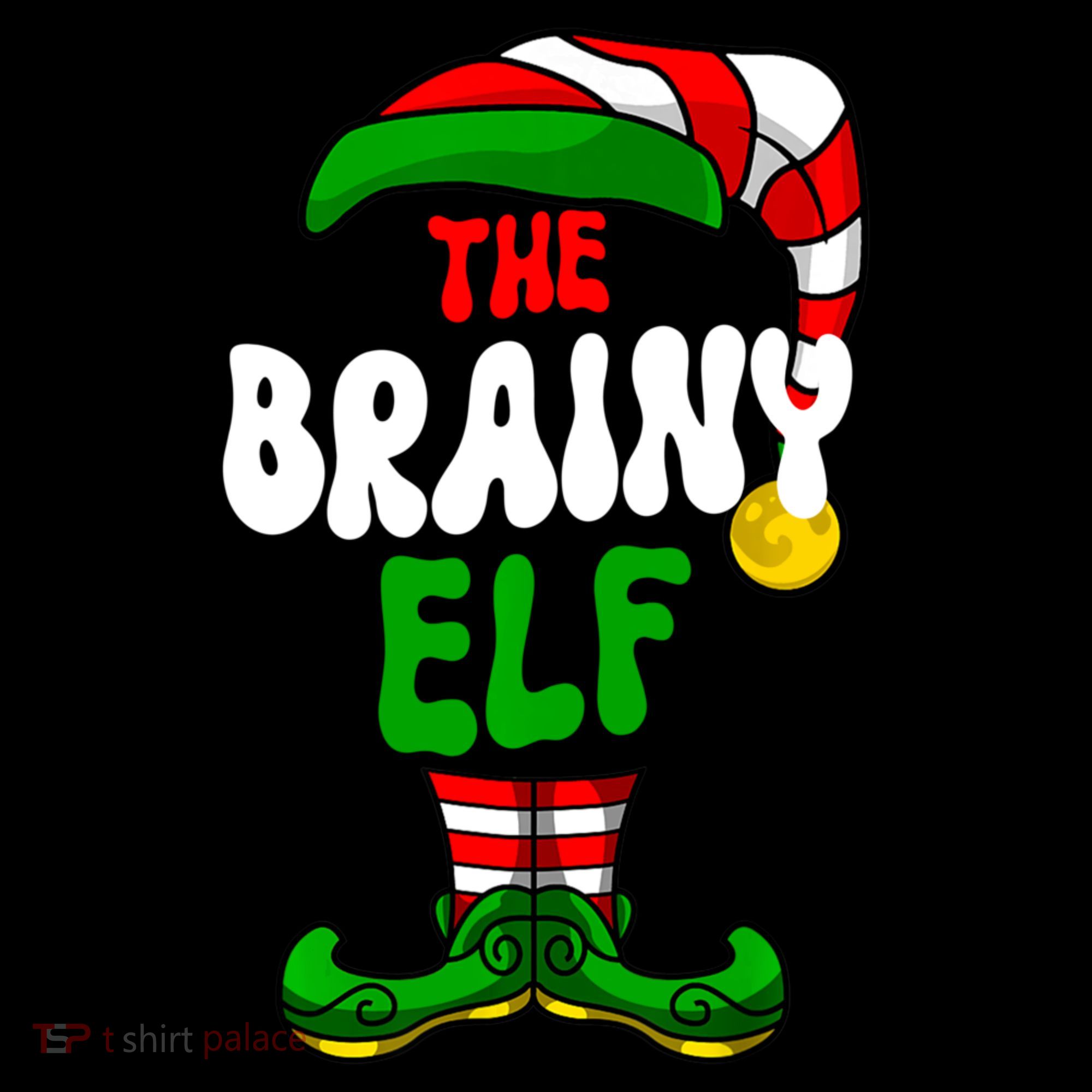 Brainy Elf Pajama Matching Group Christmas Holiday Women's Hoodie