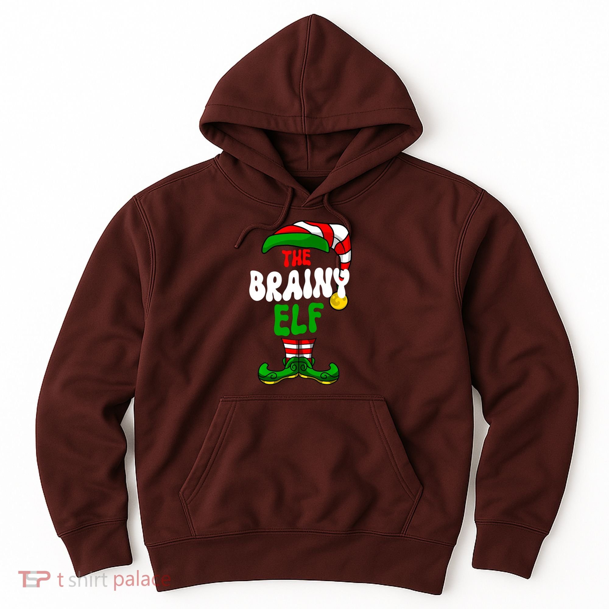Brainy Elf Pajama Matching Group Christmas Holiday Hoodie
