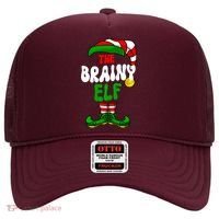 Brainy Elf Pajama Matching Group Christmas Holiday Hat thumb 0