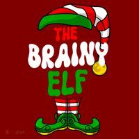 Brainy Elf Pajama Matching Group Christmas Holiday Hat thumb 2