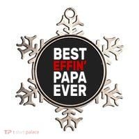 Best Effin Papa Ever Ornament thumb 0