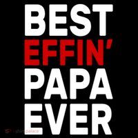 Best Effin Papa Ever Ornament thumb 1