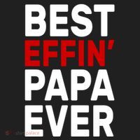 Best Effin Papa Ever Golf Towel thumb 3