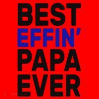 Best Effin Papa Ever Santa Hat thumb 1