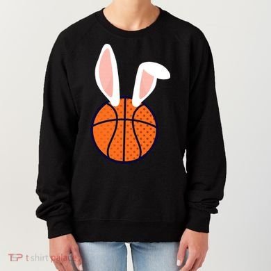 Basketball Easter Rabbit Bunny funny easter day Women's Sweatshirt
