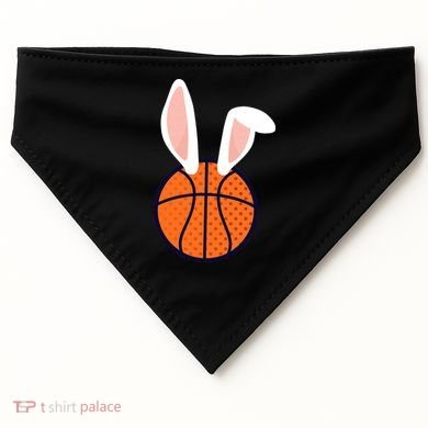 Basketball Easter Rabbit Bunny funny easter day USA-Made Doggie Bandana