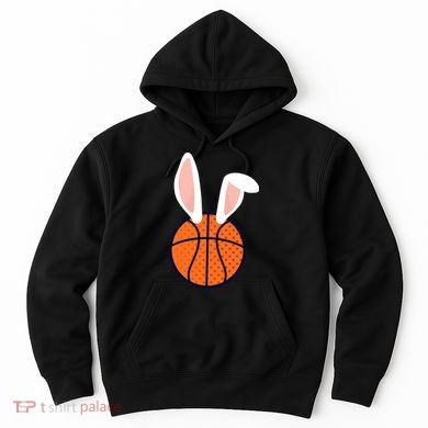 Basketball Easter Rabbit Bunny funny easter day Hoodie