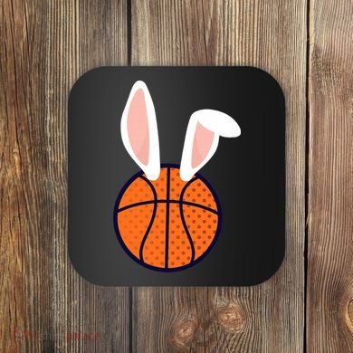 Basketball Easter Rabbit Bunny funny easter day Coaster