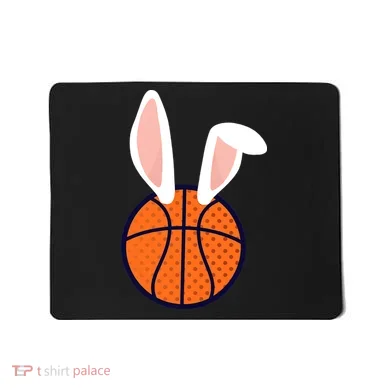 Basketball Easter Rabbit Bunny funny easter day Mousepad