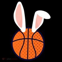 Basketball Easter Rabbit Bunny funny easter day Mousepad thumb 1