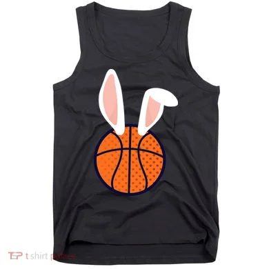 Basketball Easter Rabbit Bunny funny easter day Tank Top