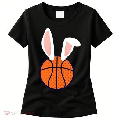 Basketball Easter Rabbit Bunny funny easter day Women's T-Shirt