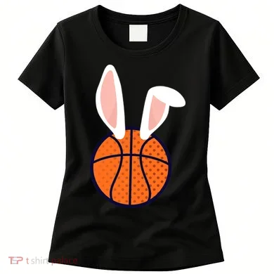 Basketball Easter Rabbit Bunny funny easter day Women's T-Shirt